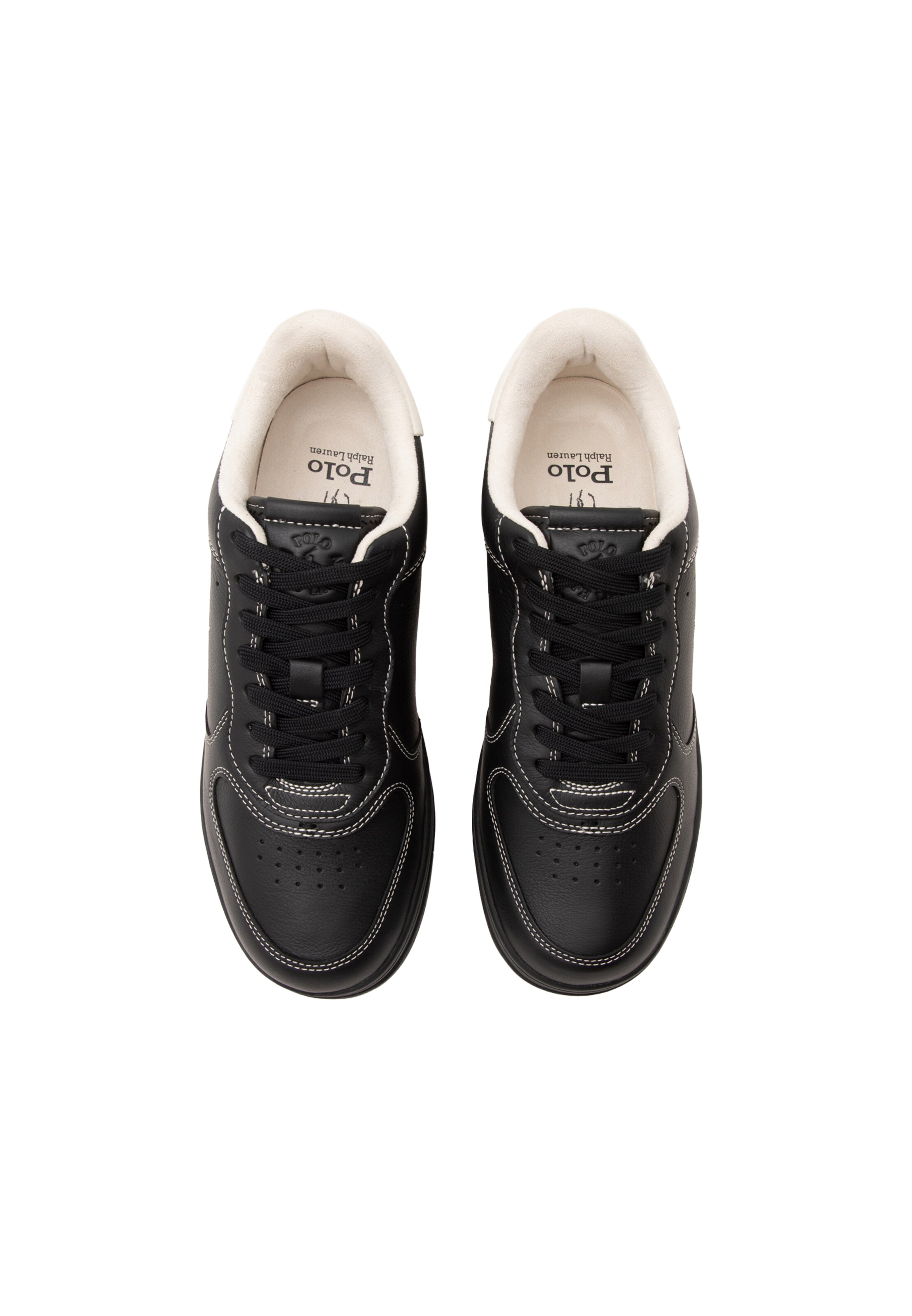 Baskets basses 'MASTERS CRT' Polo Ralph Lauren en noir