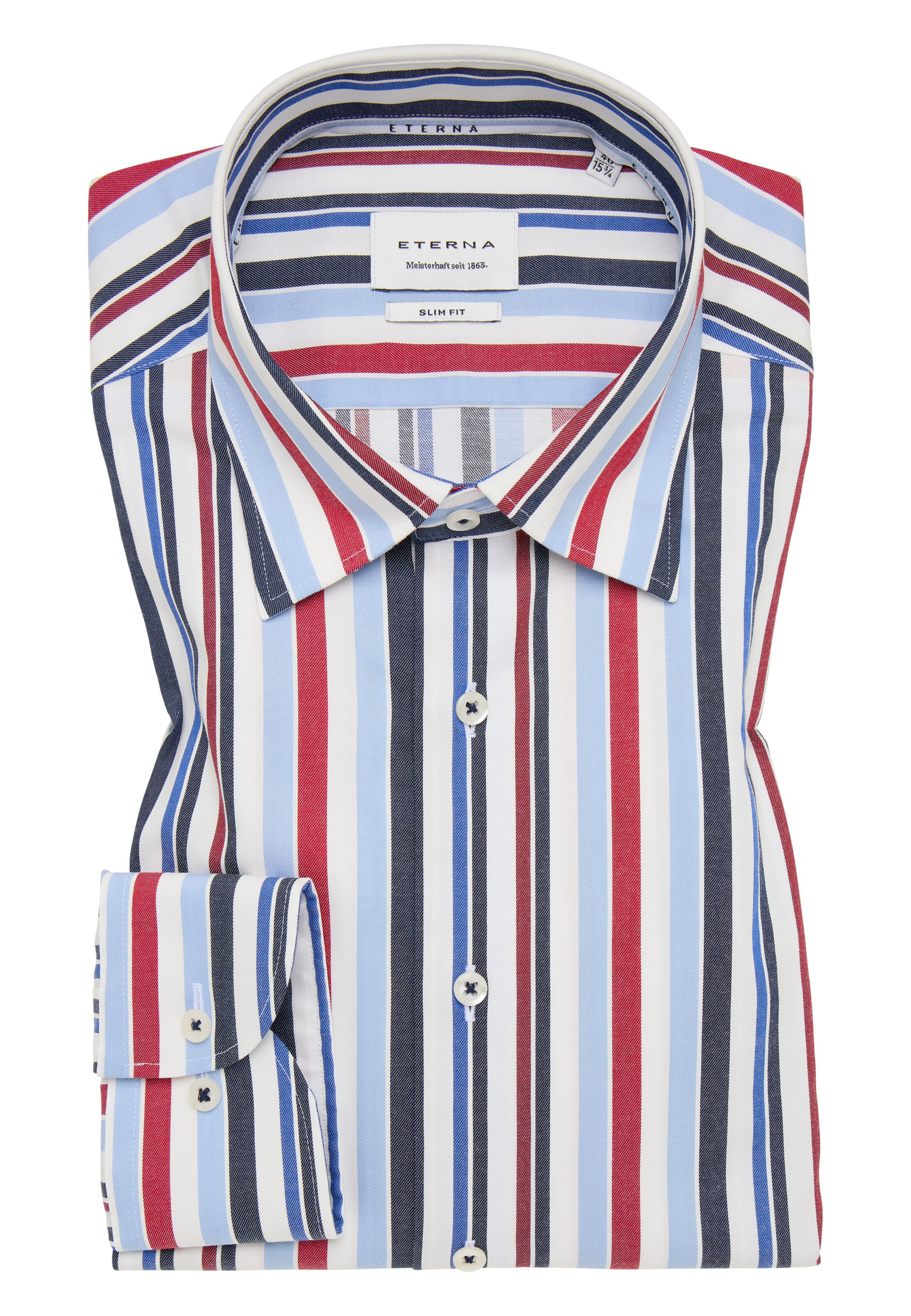 ETERNA Slim Fit Hemd in Weiß