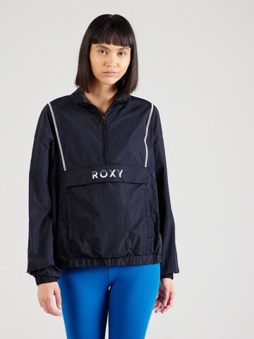 ROXY Athletic Jacket in Black: front