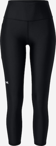 UNDER ARMOUR Skinny Workout Pants in Black: front