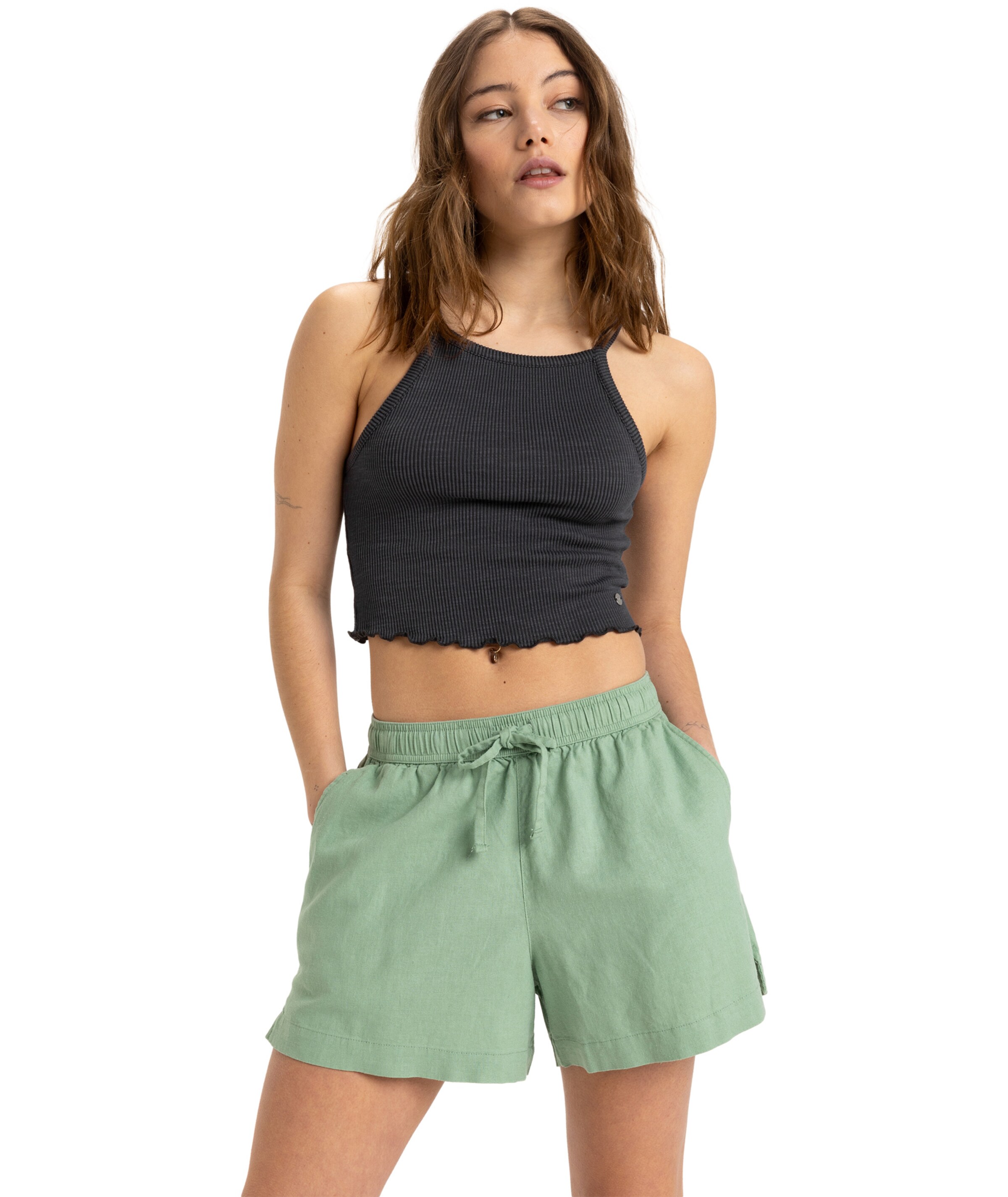 ROXY Regular Pants 'Lekeitio Break' in Green