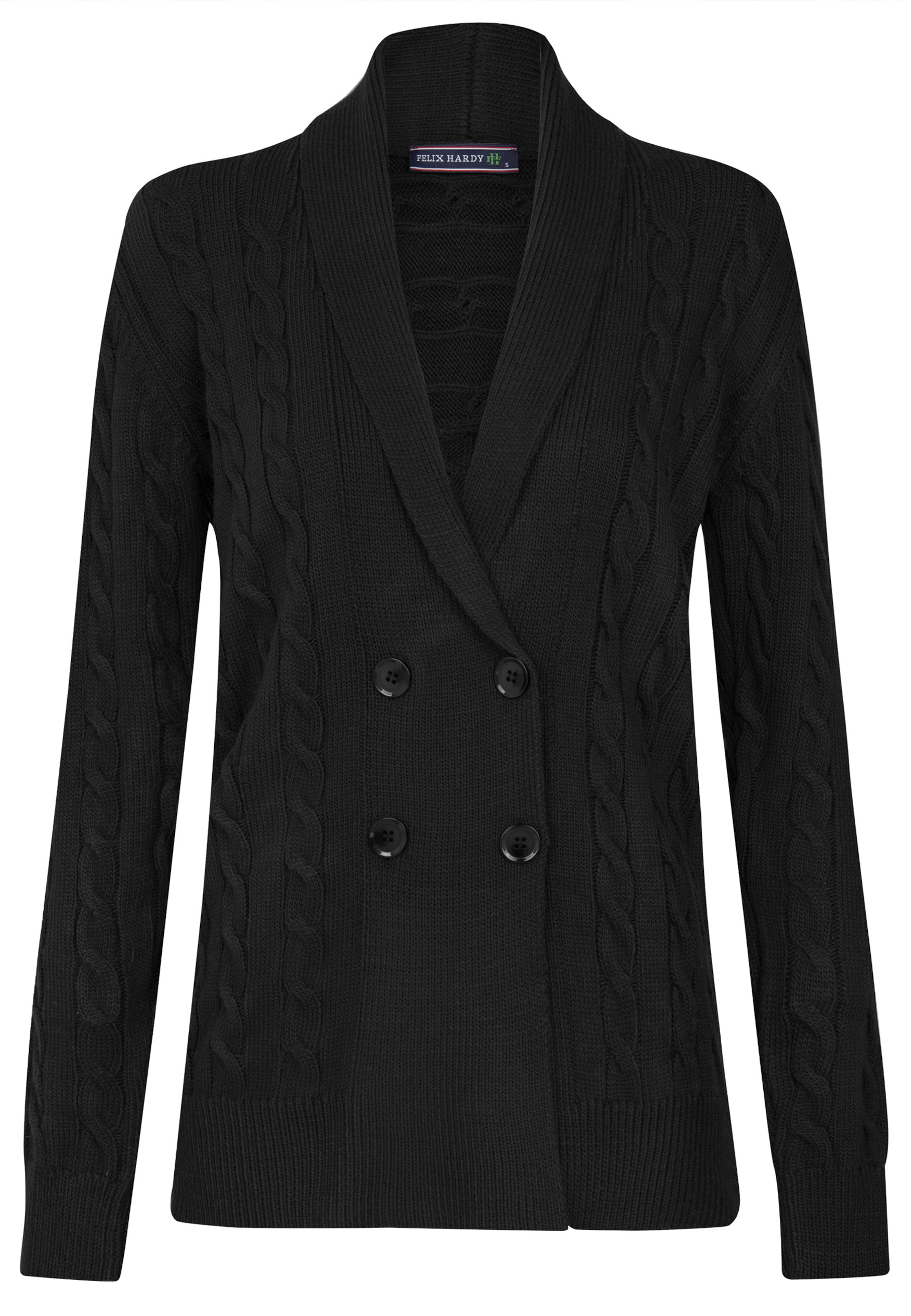 Felix Hardy Kardigan – černá: přední strana