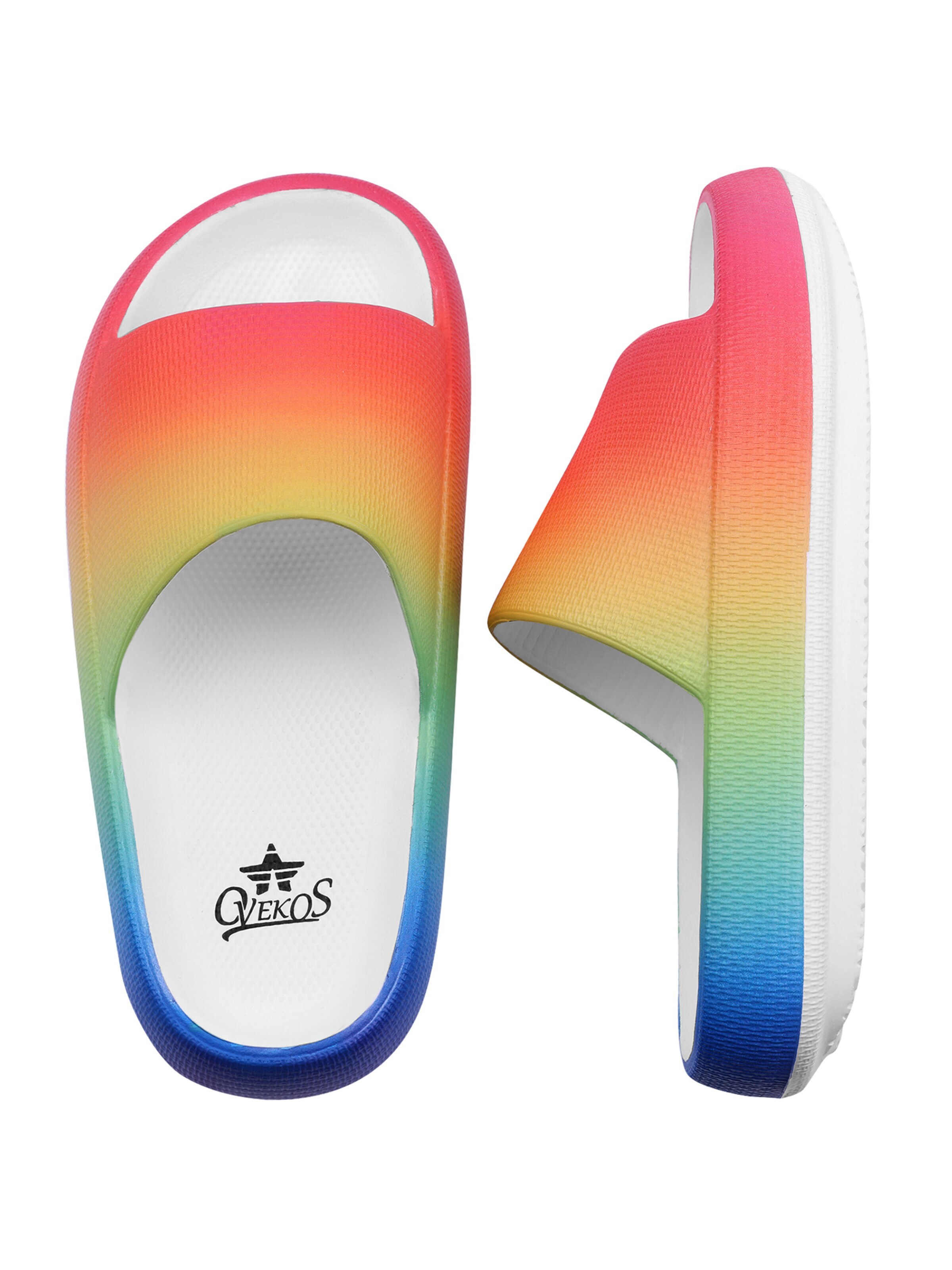Youecci Slippers 'printed slippers' in Mixed colors