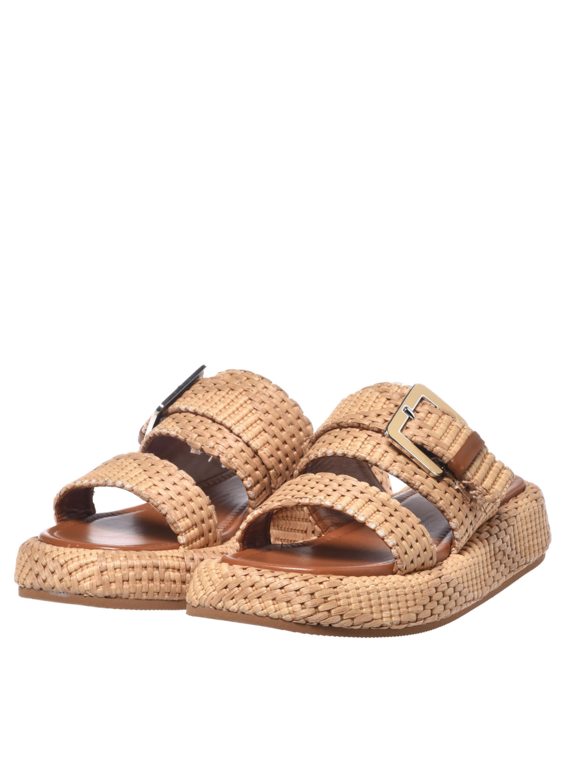 BALDININI Pantolette in Braun