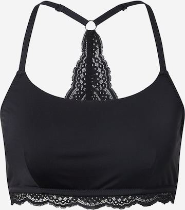 ABOUT YOU Bralette Bra 'Tia' in Black: front