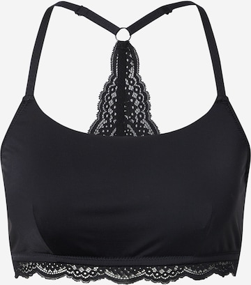 ABOUT YOU Bustier BH 'Tia' in Zwart: voorkant