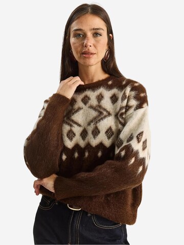 Pullover di Bianco Lucci in marrone