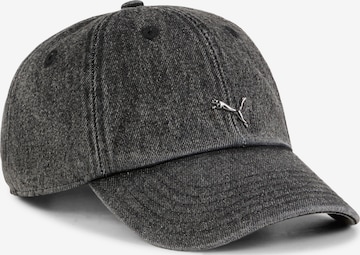 PUMA Cap 'Wardrobe Ess' in Black: front