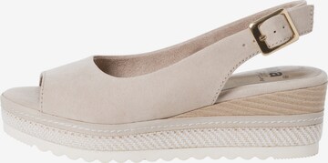 JANA Slingpumps in Beige: predná strana