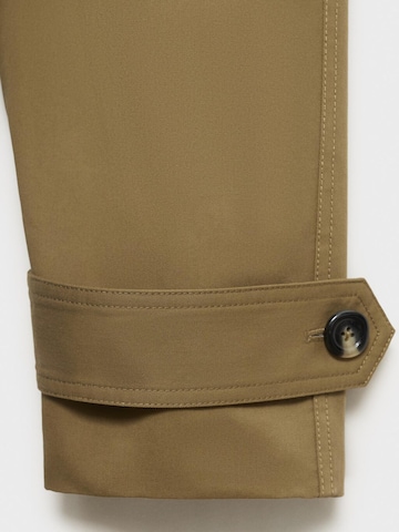 MANGO Between-seasons coat 'ANGELA' in Green