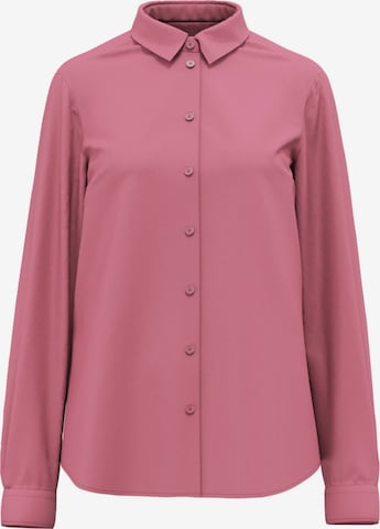 SEIDENSTICKER Bluse 'Schwarze Rose' in Lila: Vorderseite