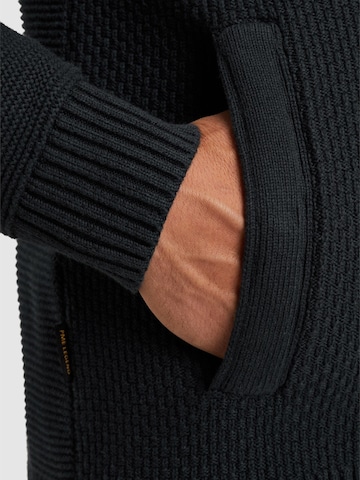 Pullover 'Cardigan with zipper closure' di PME Legend in blu