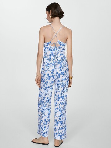 MANGO Jumpsuit 'Garci' in Blau