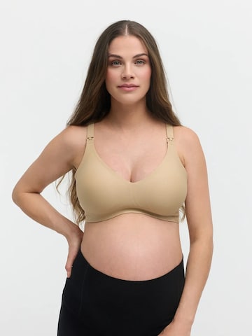 cfab Bygelfri Behå 'Comfort Maternity Still-BH ohne Bügel' i beige