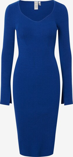 Y.A.S Gebreide jurk 'Livia' in de kleur Kobaltblauw, Productweergave