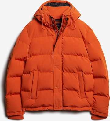 Superdry Winterjas 'Everest' in Oranje: voorkant