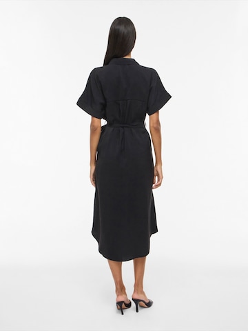 VILA Shirt Dress 'VIHULA' in Black