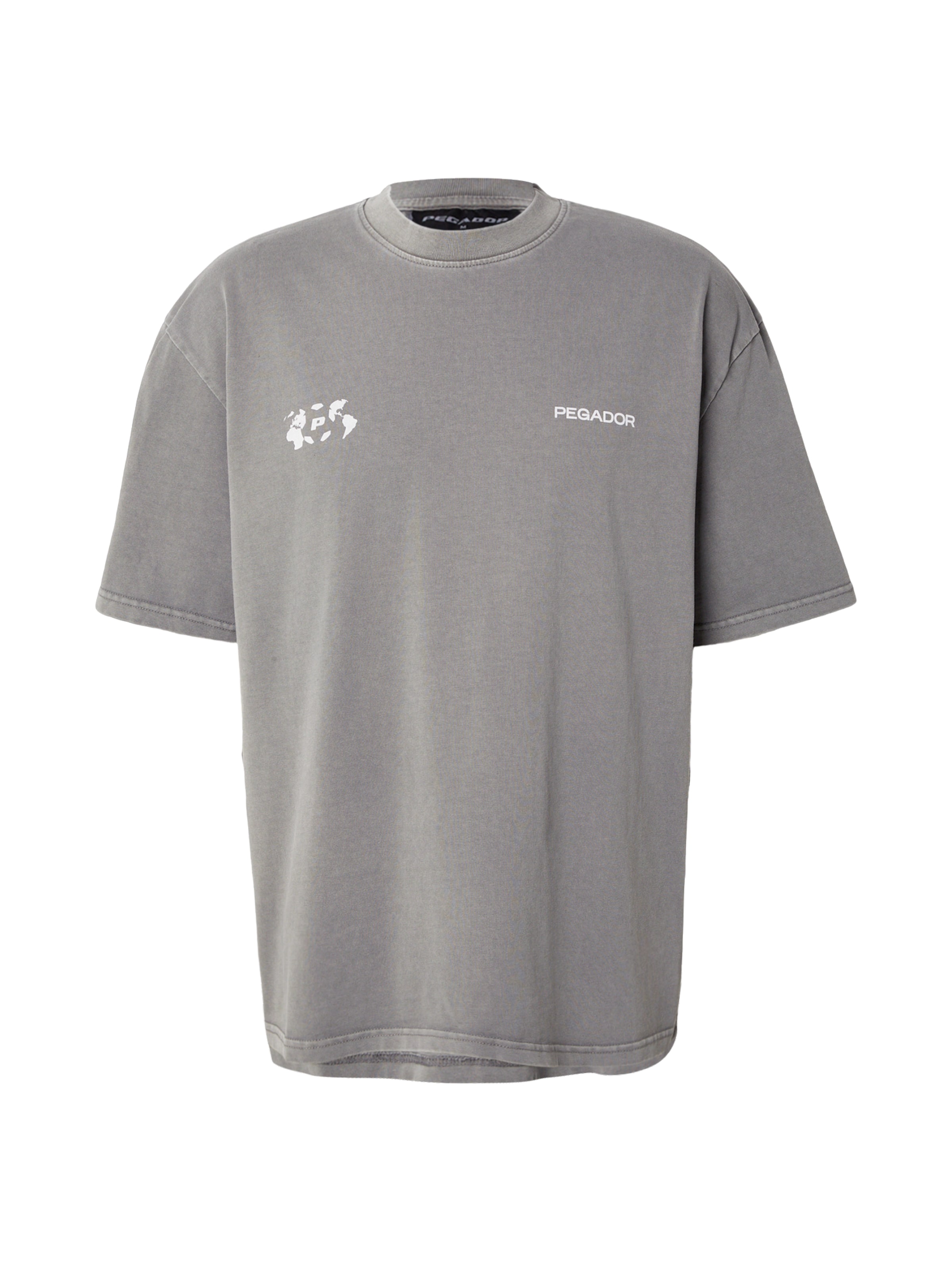 Pegador Bluser & t-shirts 'FOBELLO' i XS i mørkegrå / sort / hvid, Produktvisning