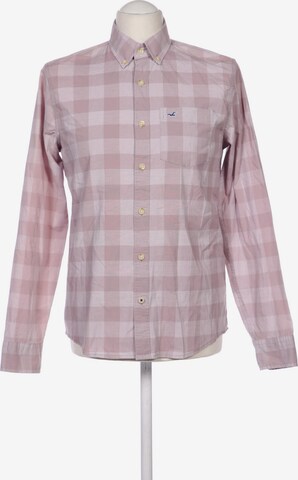 HOLLISTER Button Up Shirt in S in Pink: front
