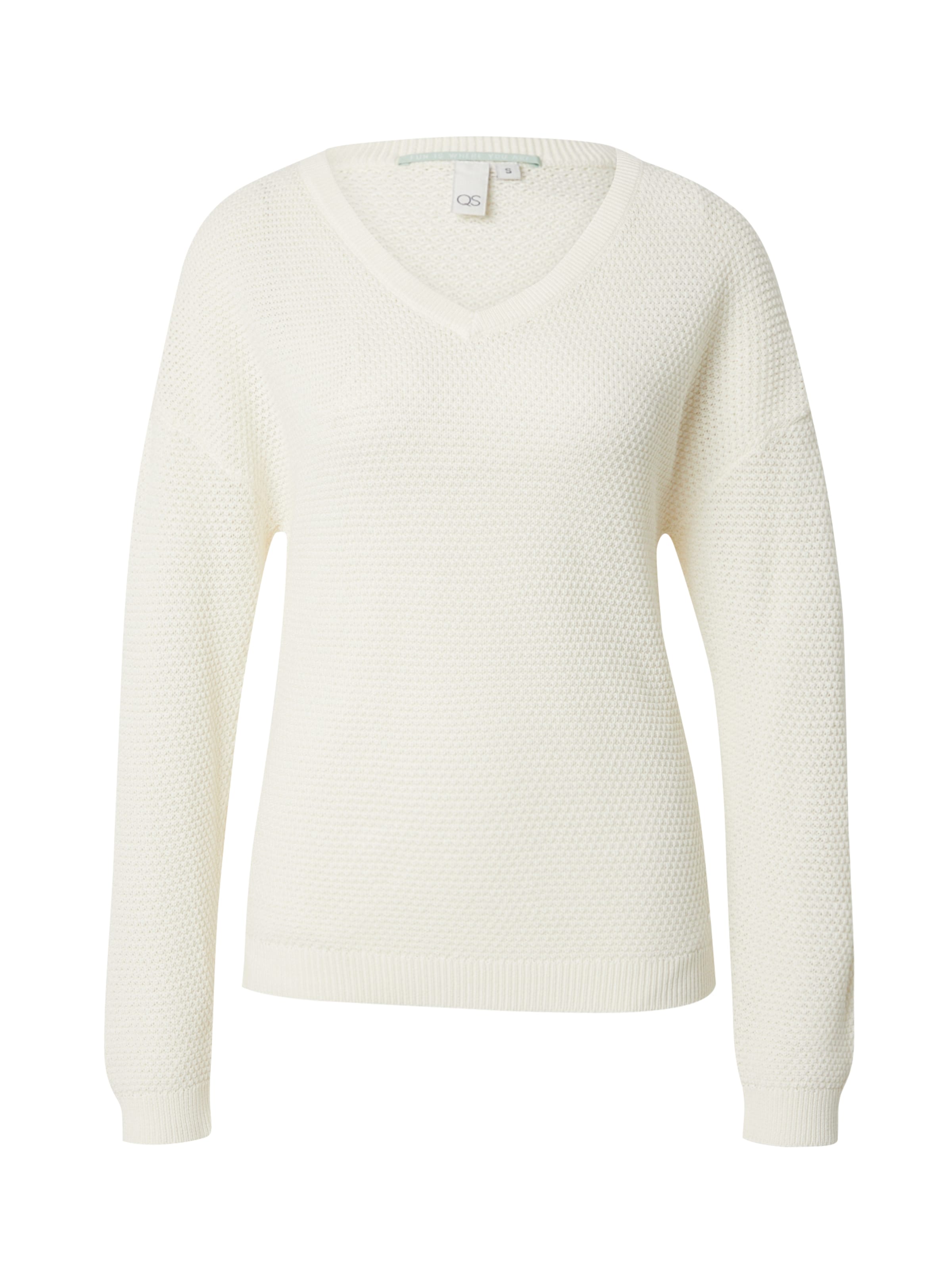 QS Trui in Wit: voorkant