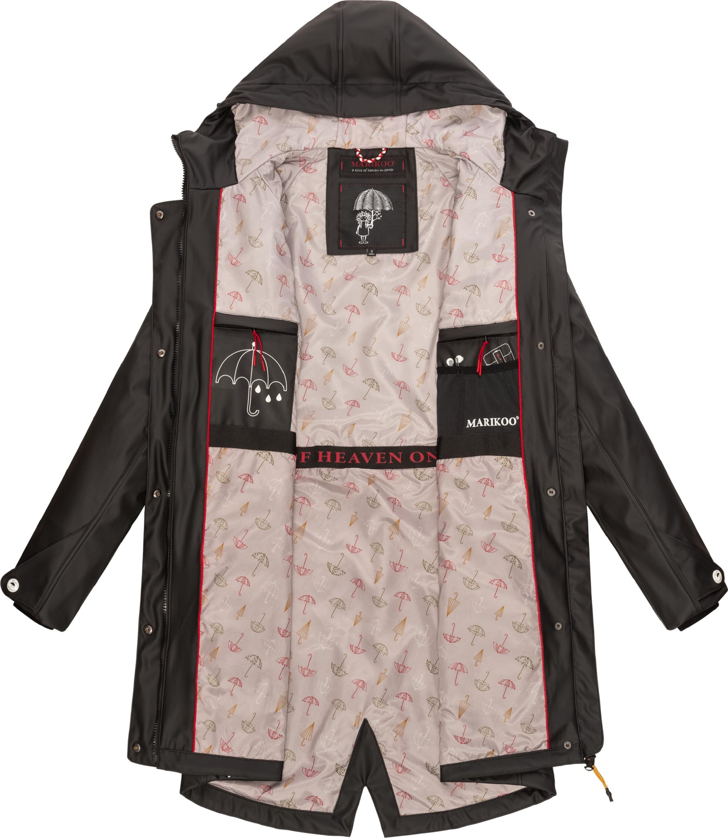 MARIKOO Функциональное пальто в Черный