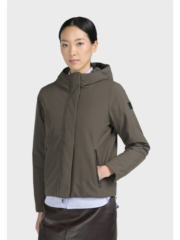 Giacca invernale ' SOFT ZIP ' di Canadian Classics in verde: frontale