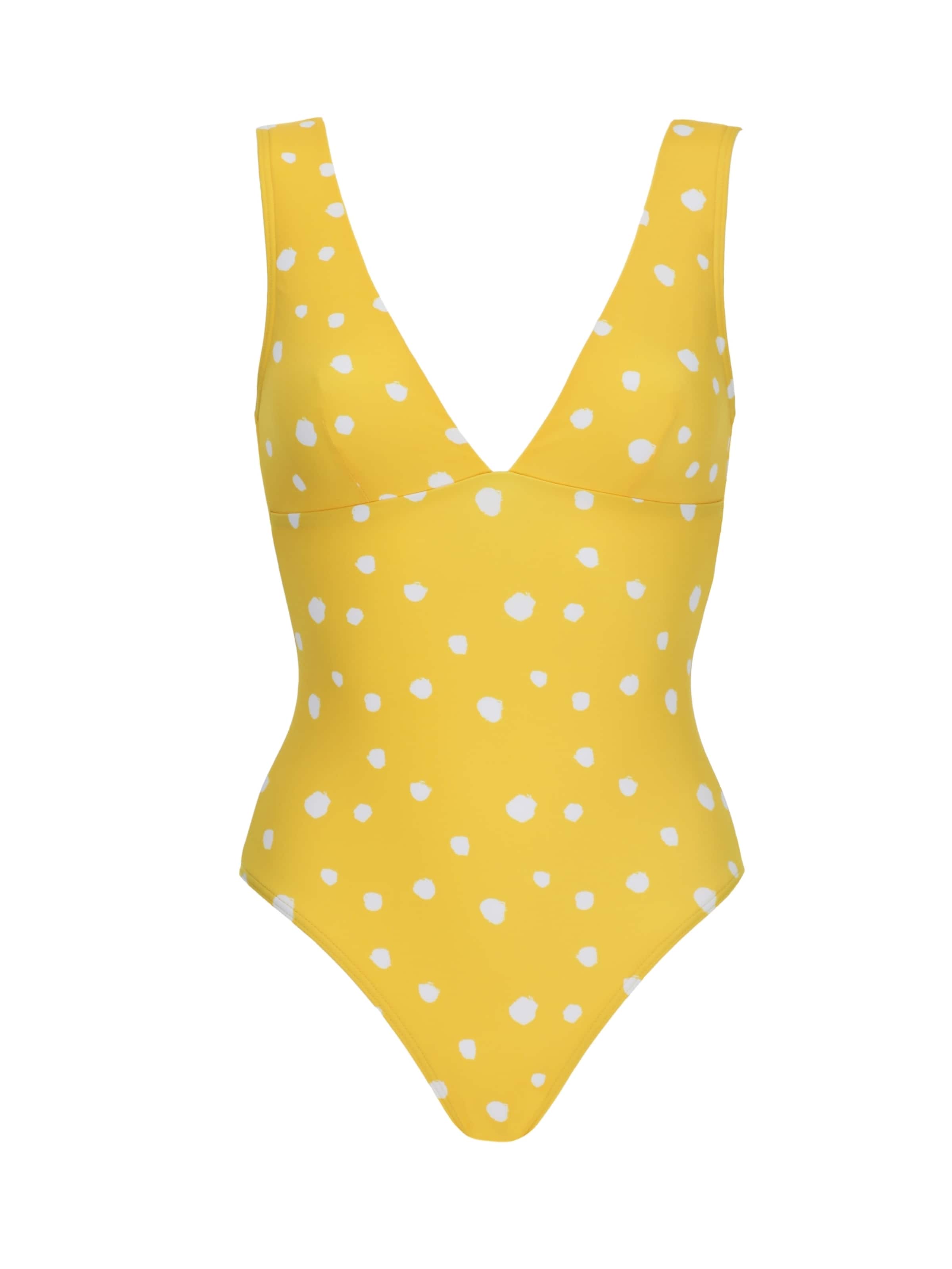 Triangle Maillot de bain VIVID en jaune : devant