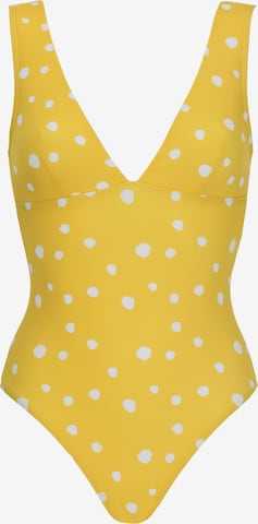 geltona VIVID Trikampė Maudymosi kostiumėlis: priekis