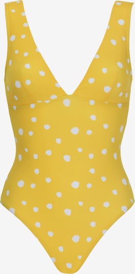 VIVID Badeanzug in gelb / weiß, Produktansicht