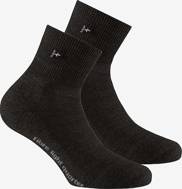 Chaussettes de sport Rohner Socks en noir : devant