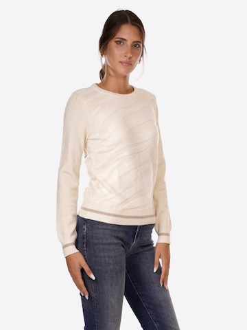 Pull-over 'Maglia' Yes Zee en blanc