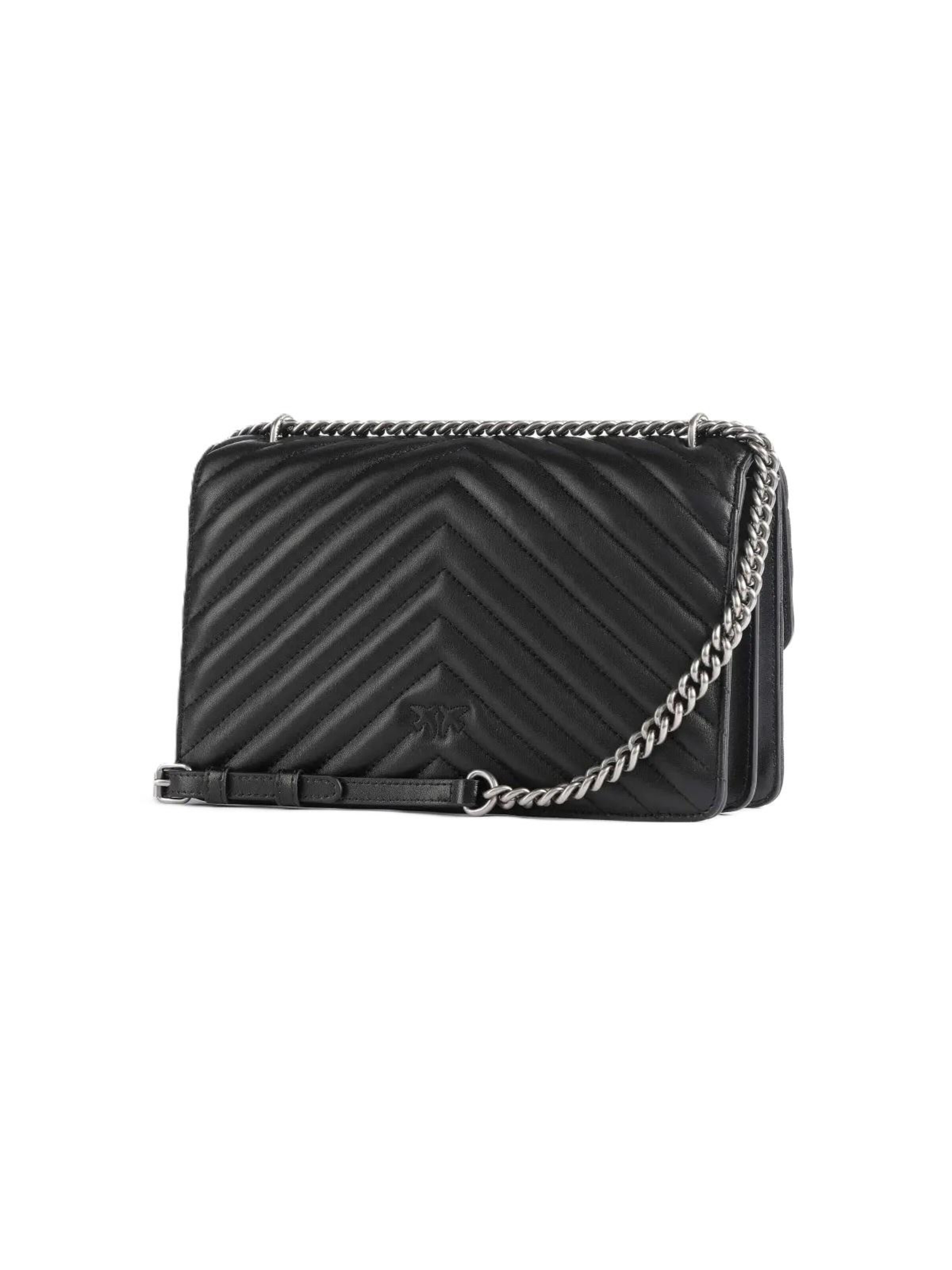 Borsa a tracolla '100941 A0GK' di PINKO in nero