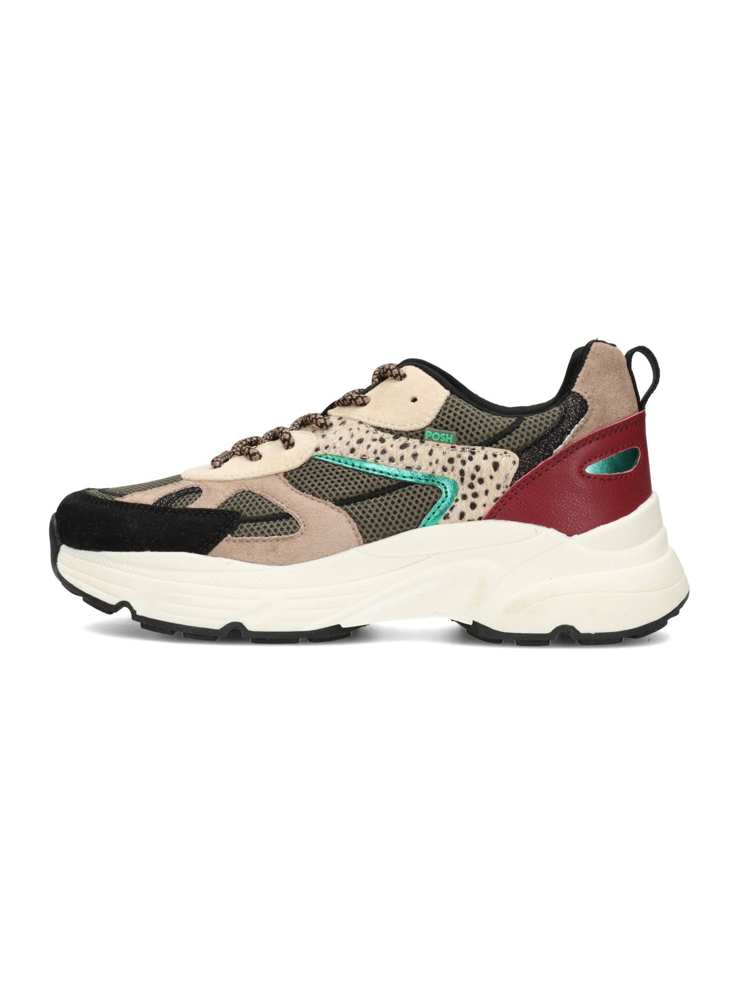 Baskets basses 'AYOKI' POSH by Poelman en mélange de couleurs : devant