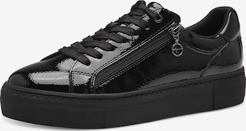 Baskets basses Tamaris en noir : devant