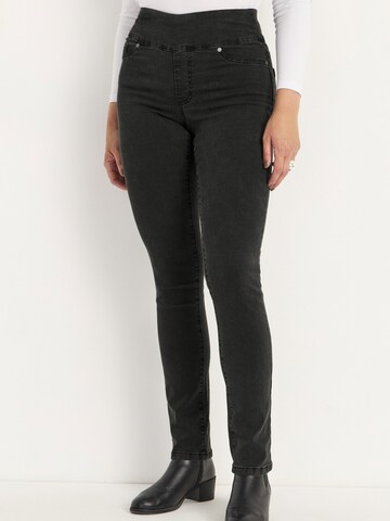 Cellbes of Sweden Skinny Jeggings in Black: front