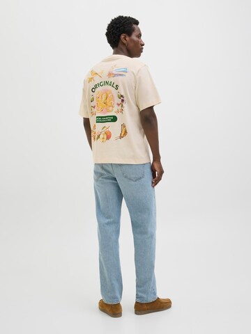 T-Shirt 'JORAcapulco' JACK & JONES en beige : devant