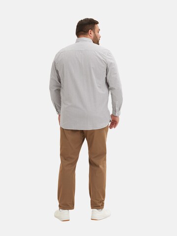 TOM TAILOR Men + Comfort fit Button Up Shirt in White