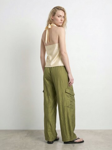 Wide leg Pantaloni cargo 'Alanis' di HYPEDROP in verde