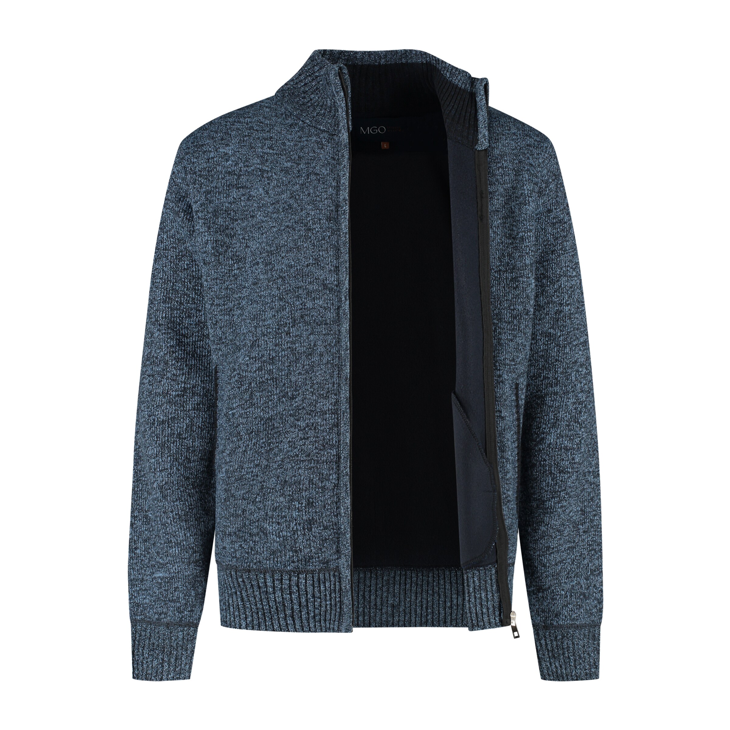 MGO Sweatvest 'Philip' in Blauw