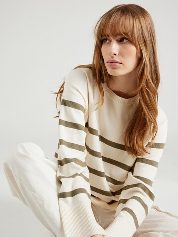 Pullover 'SIA' di PIECES in bianco