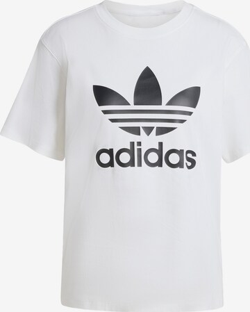 ADIDAS ORIGINALS Μπλουζάκι 'Trefoil' σε λευκό: μπροστά