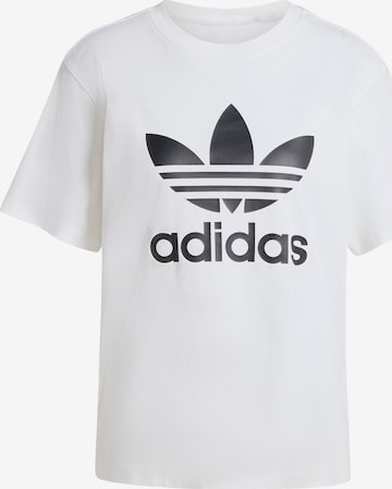 ADIDAS ORIGINALS Shirts 'Trefoil' i hvid: forside