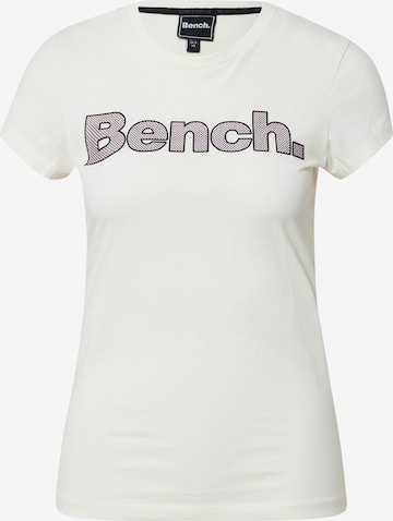 BENCH Μπλουζάκι 'Leora' σε λευκό: μπροστά