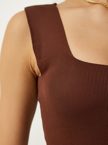 Happiness İstanbul Πλεκτό τοπ σε καφέ