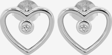 Akzent Ohrringe 'Canea, 925 Sterlingsilber, langlebig' in Silber: Vorderseite