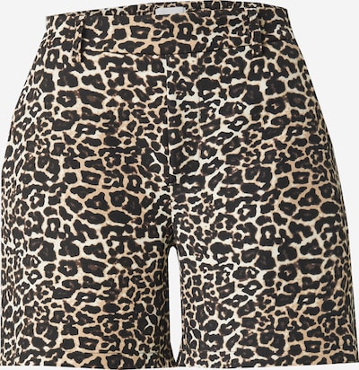 OBJECT Shorts 'OBJALBA LISA' in beige / schwarz, Produktansicht