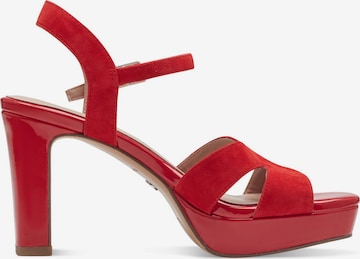 Sandales à lanières TAMARIS en rouge