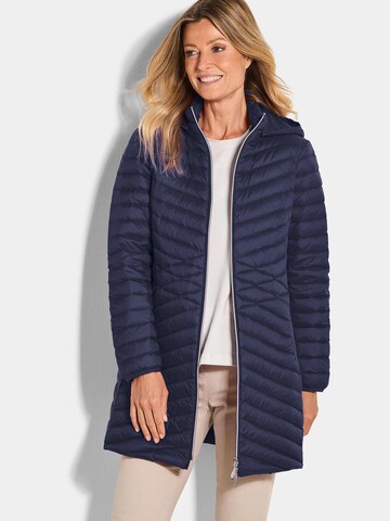 Goldner Mantel in Blau: Vorderseite
