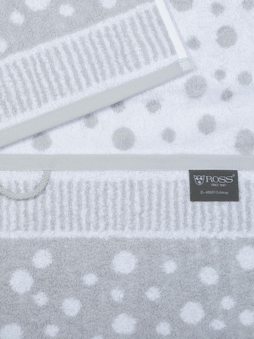 ROSS Towel 'Punkte allover' in Grey