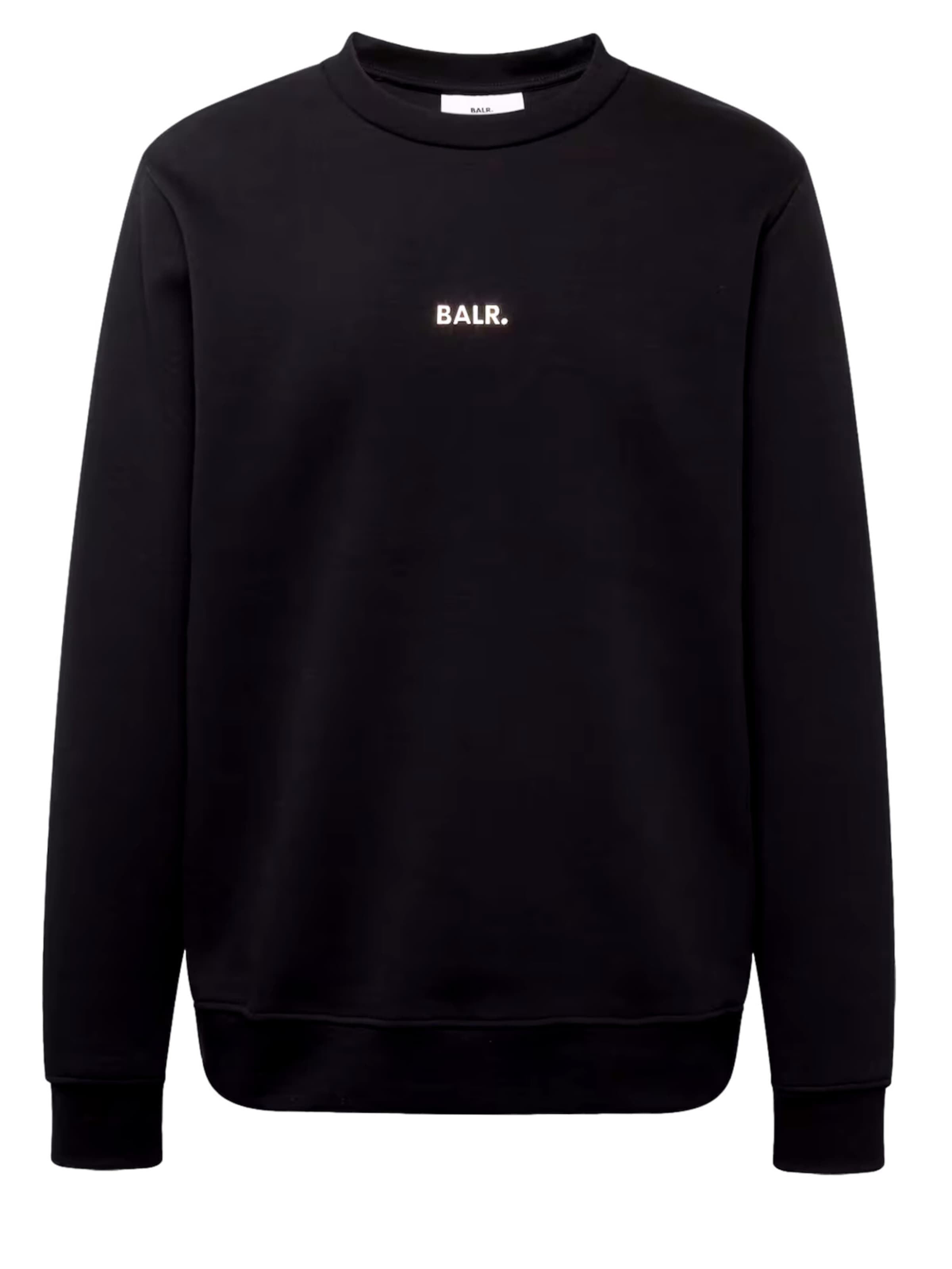 BALR. Sweatshirt 'Q-Series' in Schwarz: Vorderseite